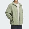 adidas Men's Cooling Sports Casual Hooded Jacket Green