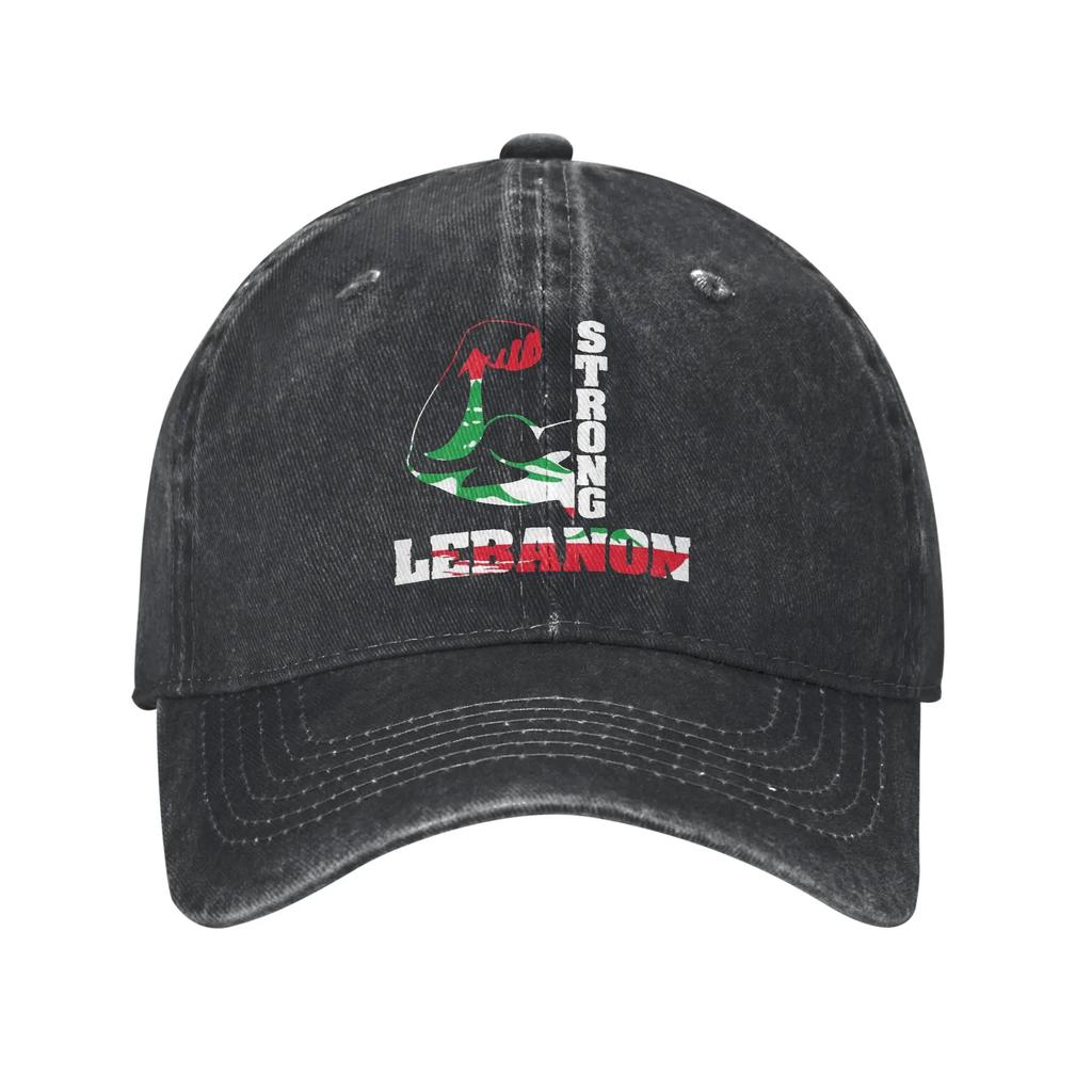 Lebanon Flag Heart Accessories Baseball Caps Unisex Casual  Caps Hat Adjustable Trucker Hats Snapback Cap