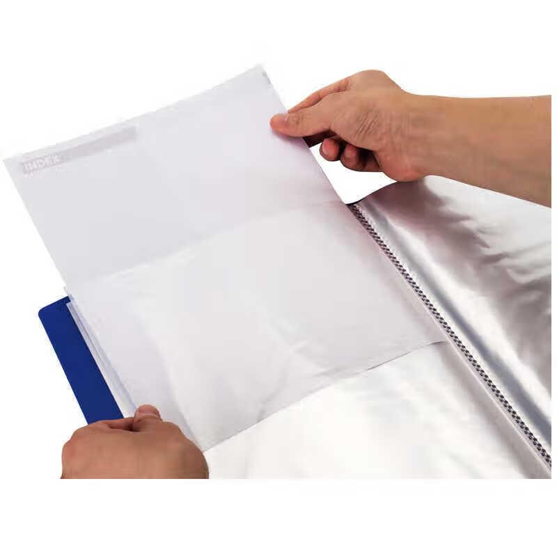 Deli A4 Document Folder with Pull-Out Label