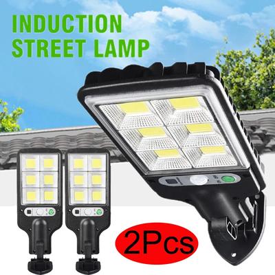 Solar Street Lights Outdoor Solar Lamp with 3 Light Mode Waterproof Motion Sensor Security Lighting for Garden Patio Path Yard