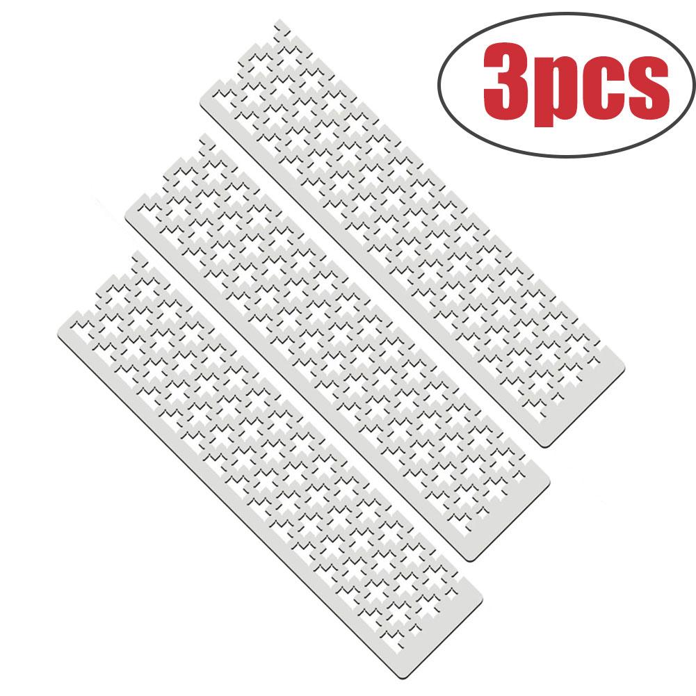 Diamond Painting Drill Cross Stitch Ruler Stainless Steel DIY Diamond Painting Tools Drawing Ruler Square Round Drill Tool