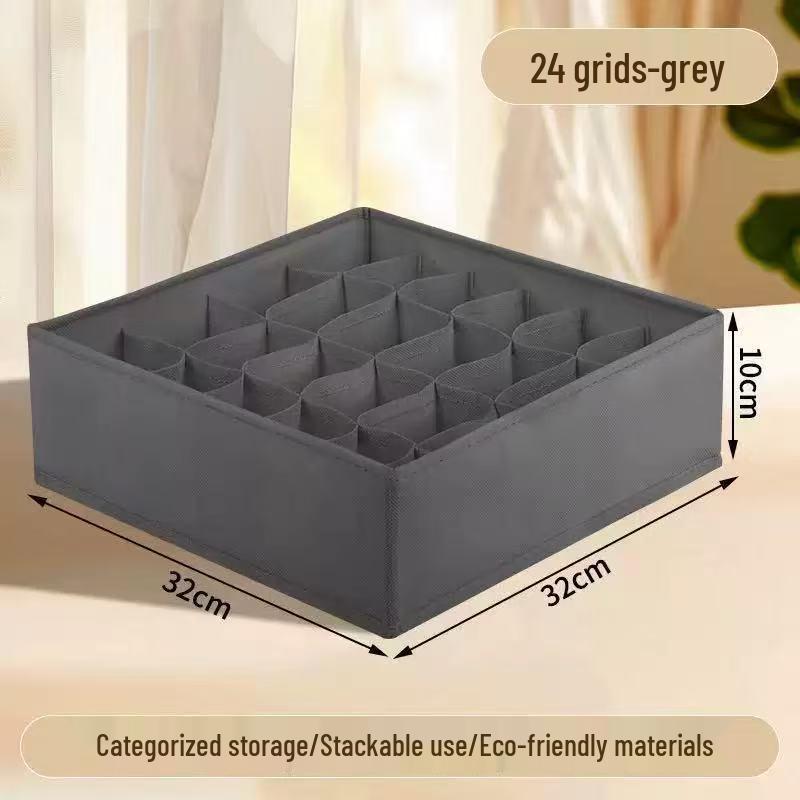 Cross-border Non-woven Underwear Organizer Set: 4-Piece Storage for Bras, Socks, Underwear