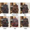Fashion Ethnic Style Shoulders Backpack Adjustable Strap Large Capacity Kids Schoolbag Casual Plaid Travel Rucksack
