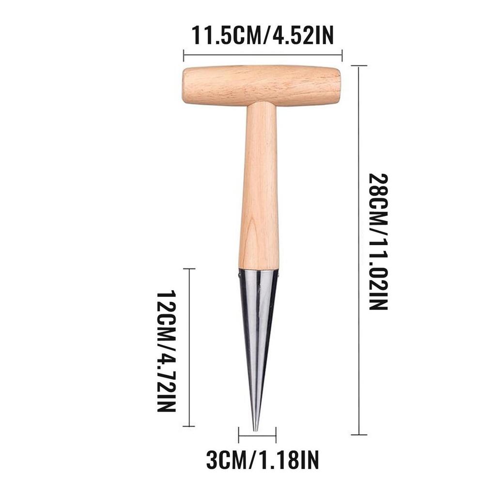 Stainless Steel Planter For Sowing Seedlings Garden Tools Inserters Gardening