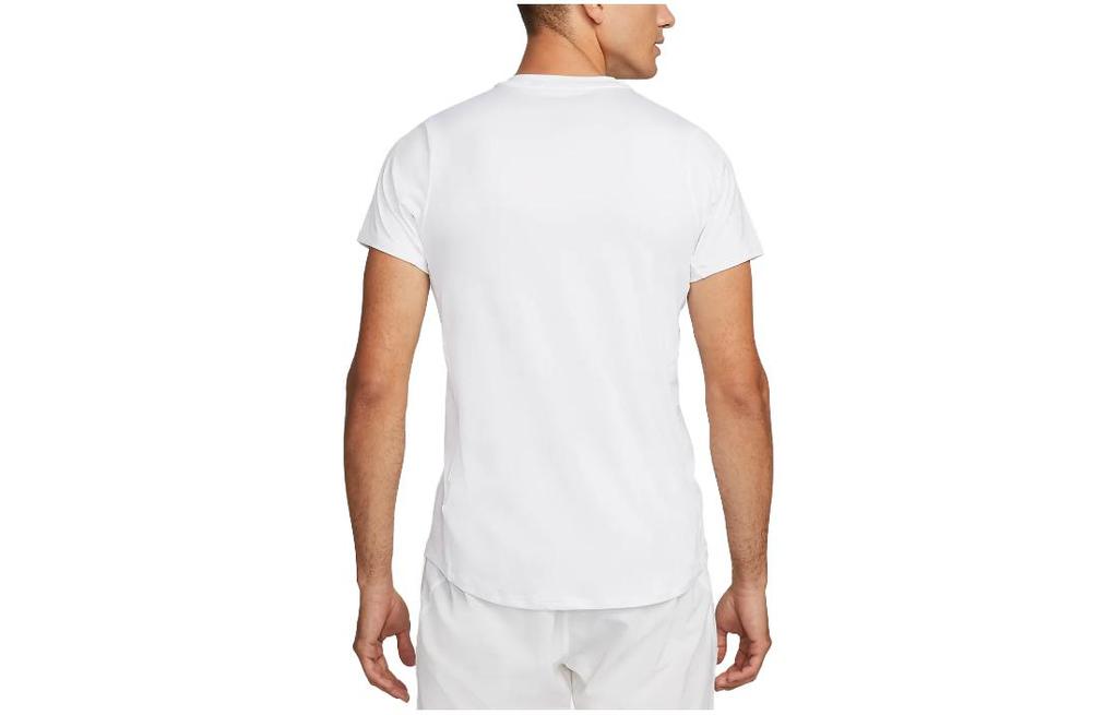 Nike T Shirts Men's White Crew Neck Moderate Straight Fit DD8317-100