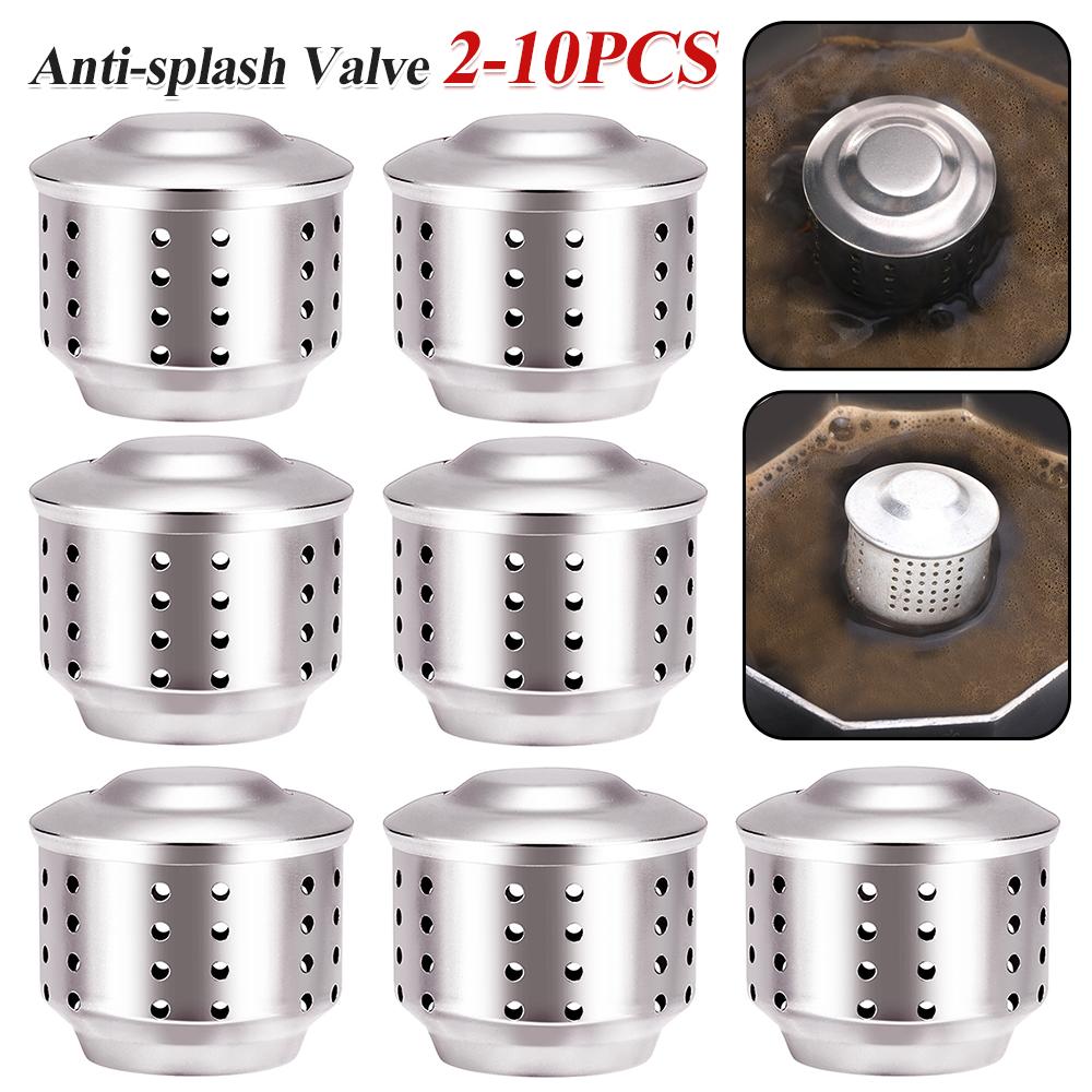 Mini Stänksäkert Lock 304 Rostfritt Stål Stänkskydd Universellt Ersättningskökverktyg Moka Kaffekanna Tillbehör