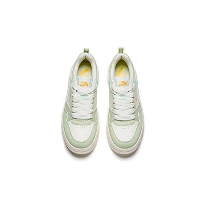 Anta Light Breeze Trendy Versatile Casual Durable Low-Top Skate Shoes Women Sneaker Grass-Green 922518004-3
