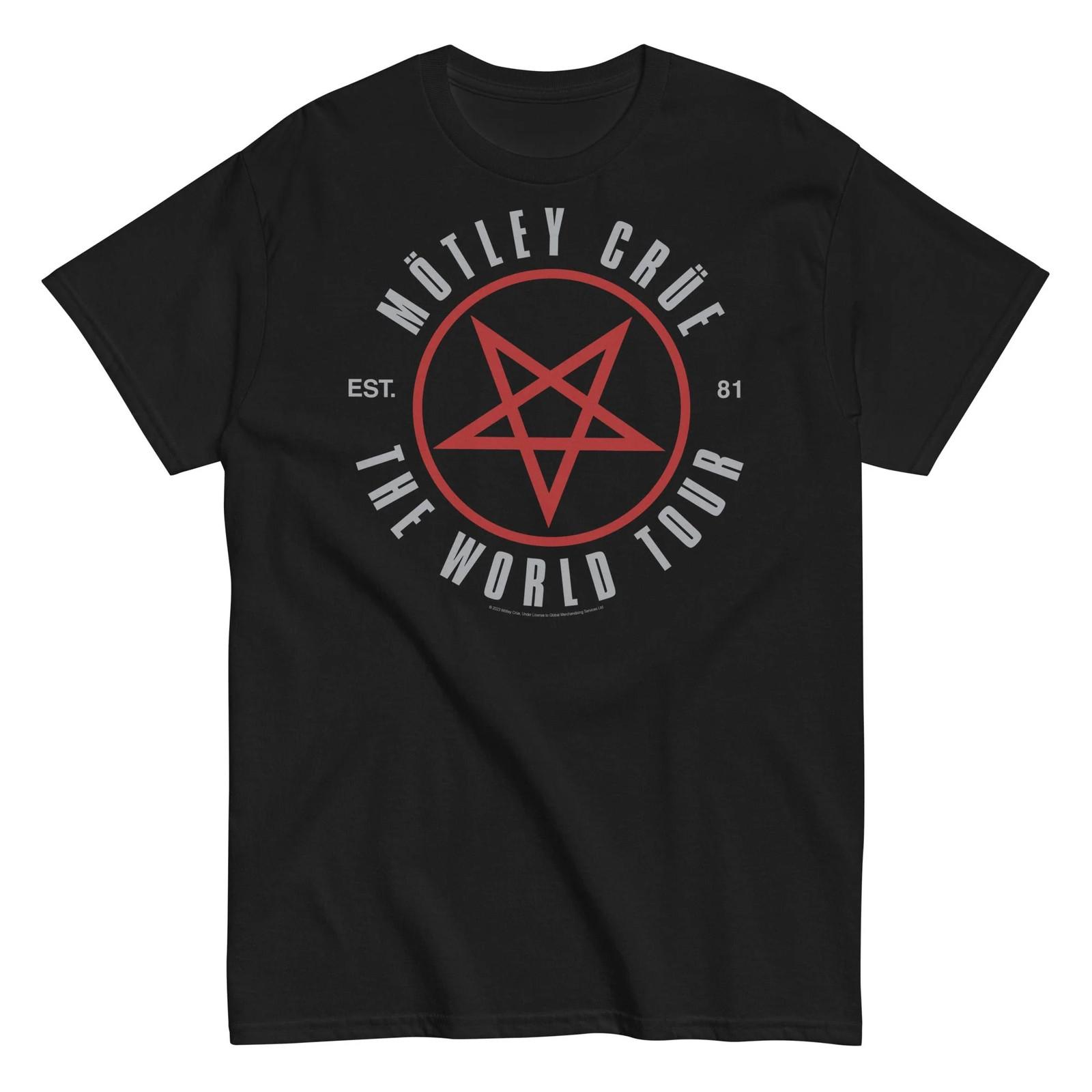 Motley Crue - The World Tour T Shirt M
