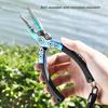 Multifunctional Small Fishing Plier Scissors Nonslip Stainless Steel Hook Remover Fish Line Cutter Fishing Tool Enduring