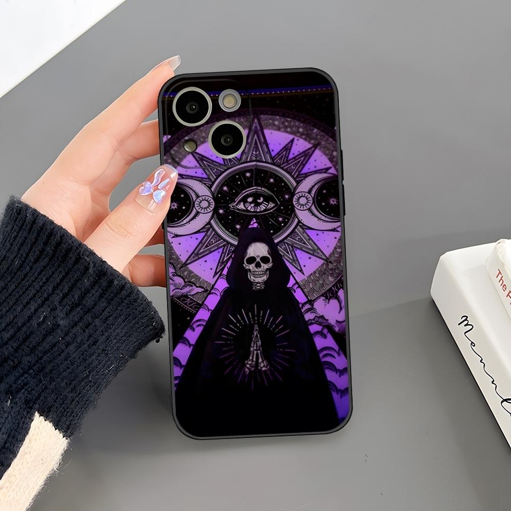 Cool Gothic Sculpture Girl Phone Case For Iphone 16 Plus 15 14 Pro Max 13 Mini 11 12 Xr X Xs 6 7 8 SE Plus Back Cover