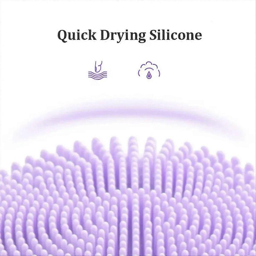 Electric Brush Heated Waterproof Pore Cleaner Silicone Pink