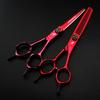 Xy1 Burgundy Model, Hair Scissor Set, Flat Scissors, Thin Scissors, Free Comb Scraper, Special For Hair Salons.
