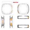 Ergonomic Stylish Metal Frame Cover Scratch Resistant Housing Protective Shell For Watch 8 40mm/44mm Modern Appearance