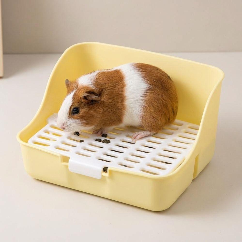 Stable Rabbit Toilet Splash-Proof Animal Potty Trainer Durable Pet Toilet Box  Pet Enclosure