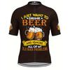 I JUST WANT TO DRINK BEER, AND IGNORE ALL OF MY OLD MAN Problems;Men'S Short Sleeve Cycling Jersey MTB Bike Clothing Bicycle Tops Summer