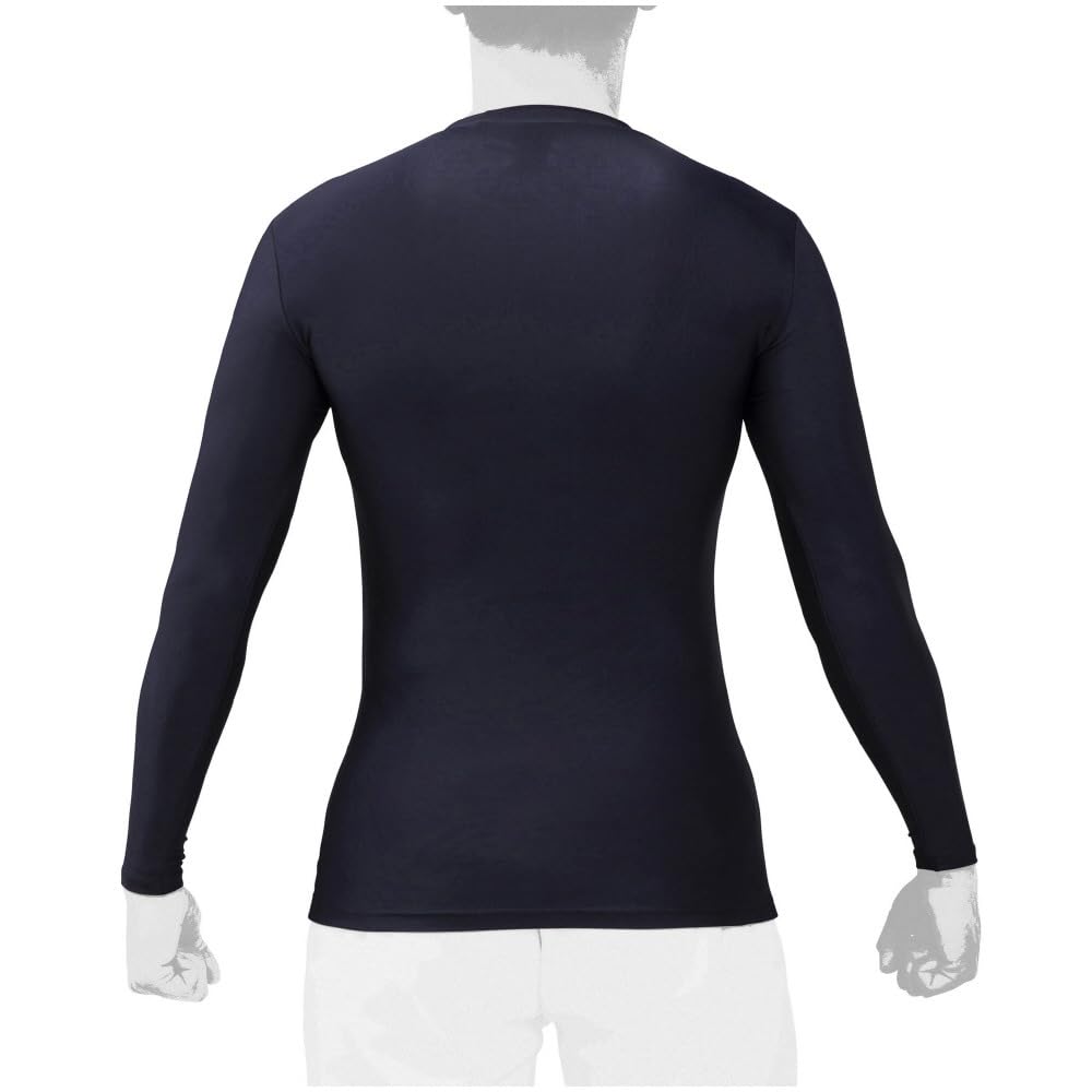 Mizuno Biogear Unisex Low Neck Long Sleeve Baseball Undershirt 12JA0Q01 Size 14 (2-Pack) (3L)