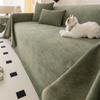 Four Seasons Waterproof Solid Color Cut Fleece Sofa Cover Non-slip, Urine-proof and Anti-dirty Sofa Towel Cover
