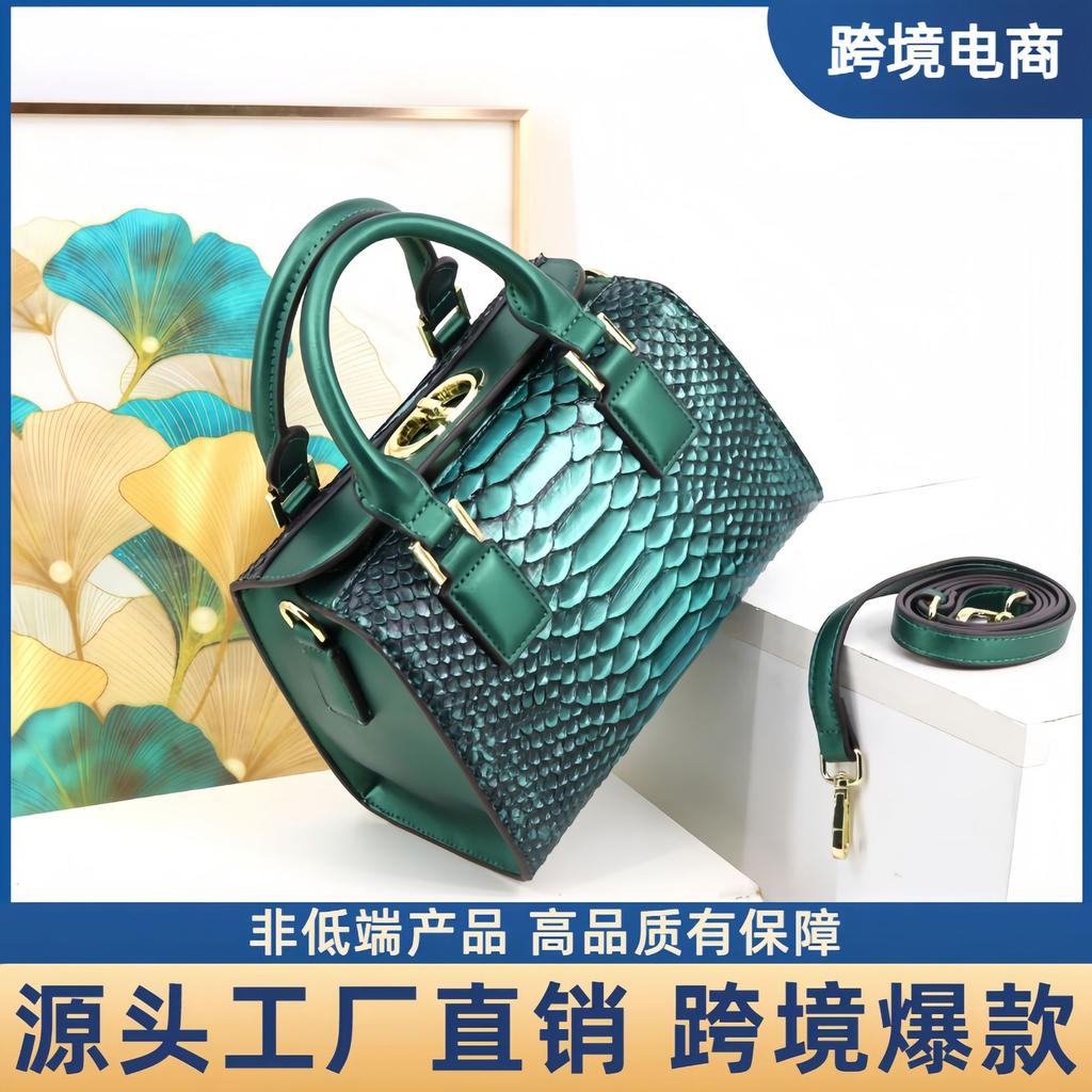Snake Pattern Women'S Bag Portable Messenger Bag Good Goods