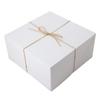 Retro Kraft Paper Gift Box with Hemp Rope and Adhesive Corners