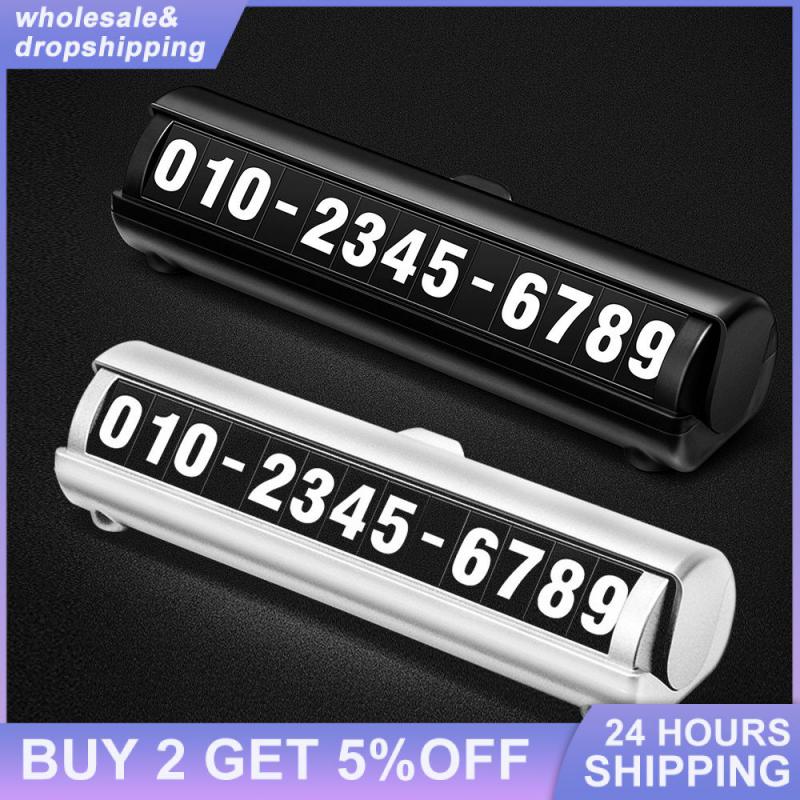 

Luminous Car Temporary Parking Card Phone Number Card Plate Telephone Number Car Park Stop Car-styling Car Accessories