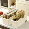Large Capacity Sundry Storage Case with Wheels Pot Cover Holder Kitchen Cabinet Organizer