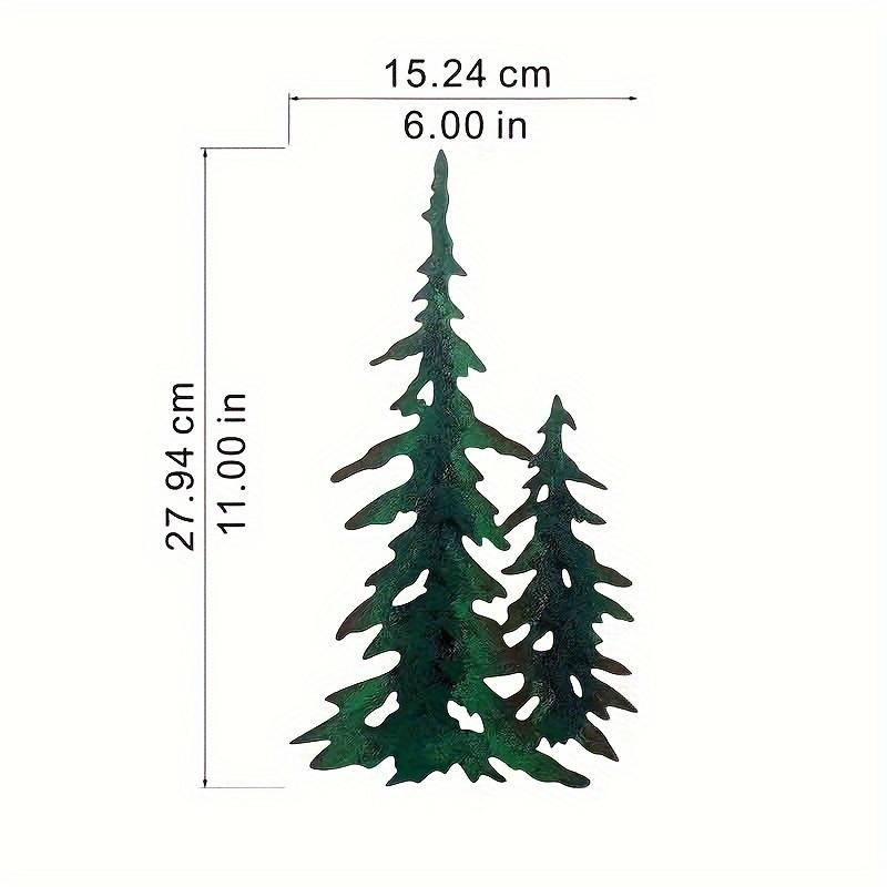1pcs/2pcs/3pcs Metal Wall Art Christmas Indoor Decor, Outdoor Wall Art, Tree Wall Decor, Christmas Home Metal Art Living Room