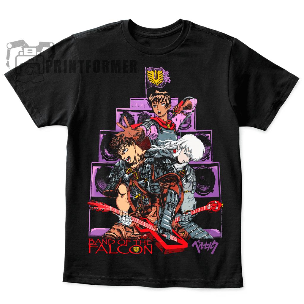 Unisex T-shirt Berserk Rock Band “Hawk Gang”