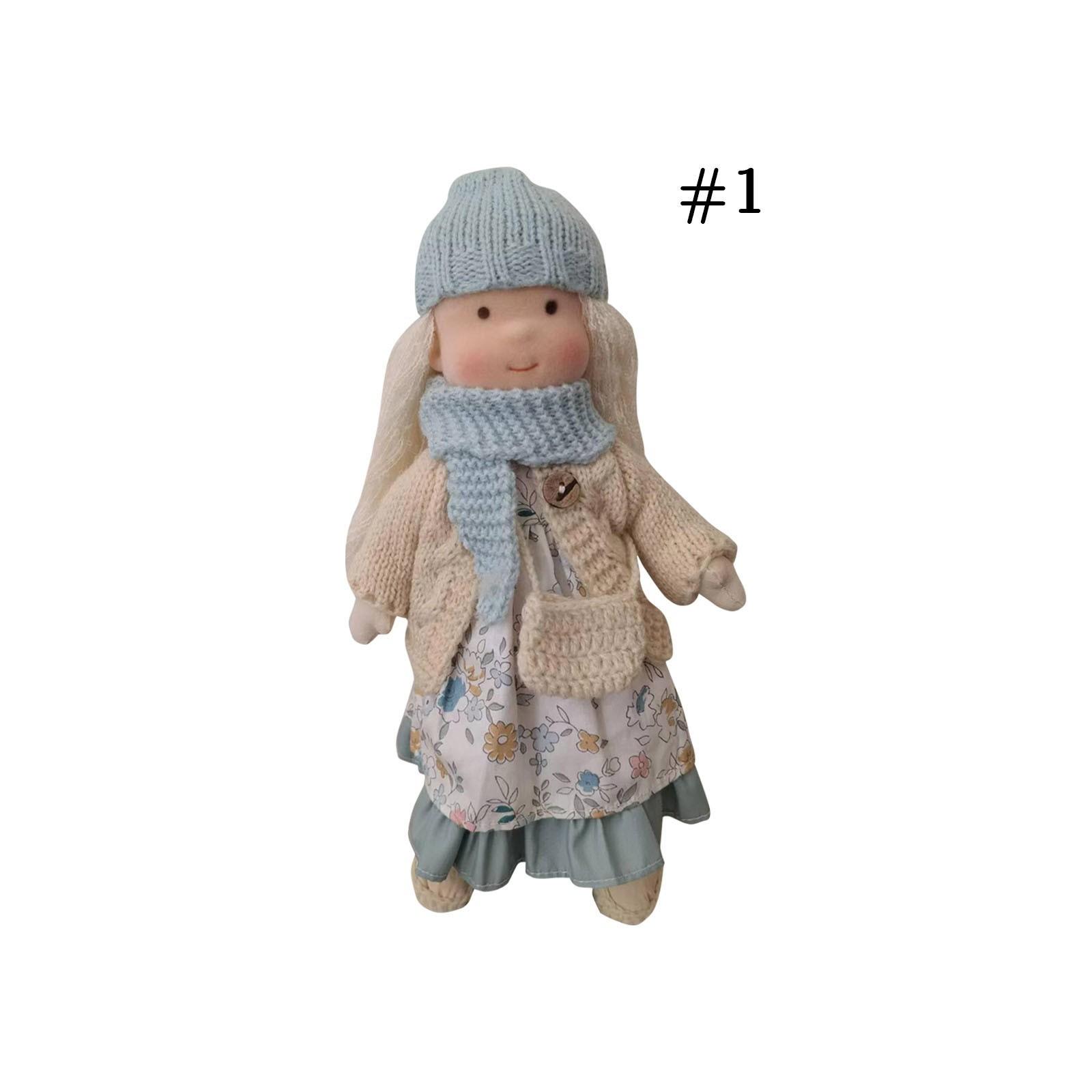 

Мягкая игрушка кукла, тряпичная кукла для малышей, подходит для девочек, подарок на день рождения, рождественский подарок на плюшевую игрушку One Size