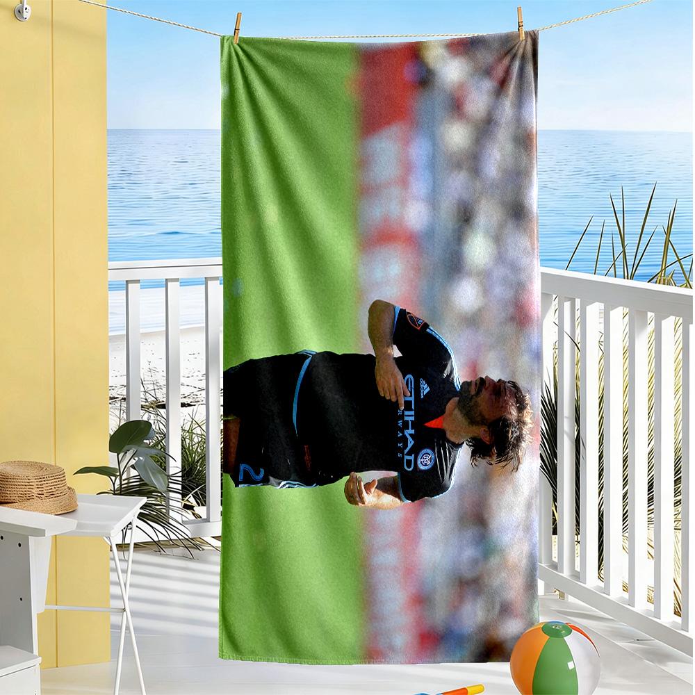 Player Action Field Beach Towel Super Soft Microfiber Quickdry Fabric Comfortable Lightweight