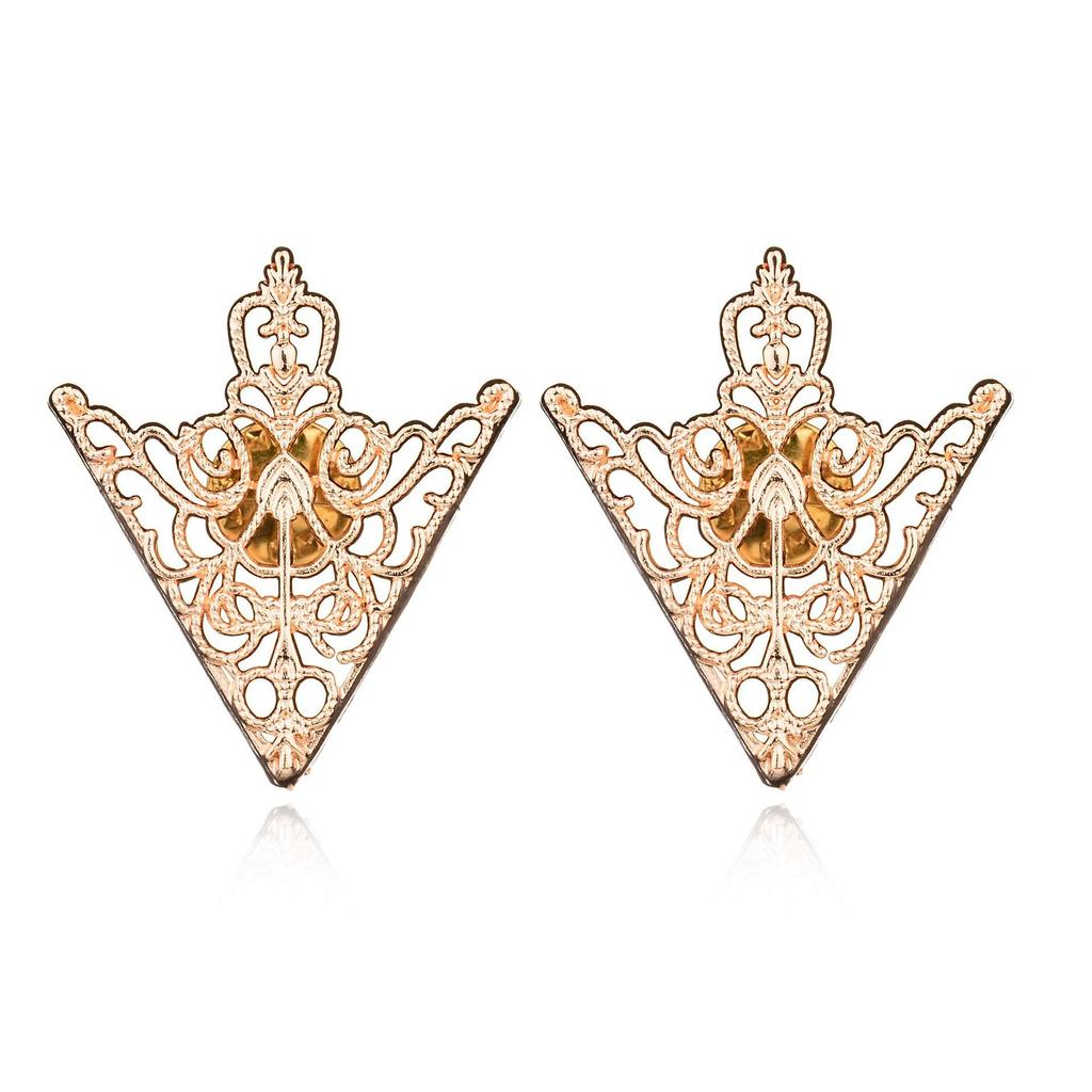 Korean Retro Floral Collar Clip Brooch for Men and Women