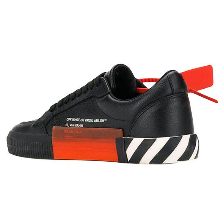 OFF WHITE Vulcanized Low 'Black White' OMIA085F19D680011001