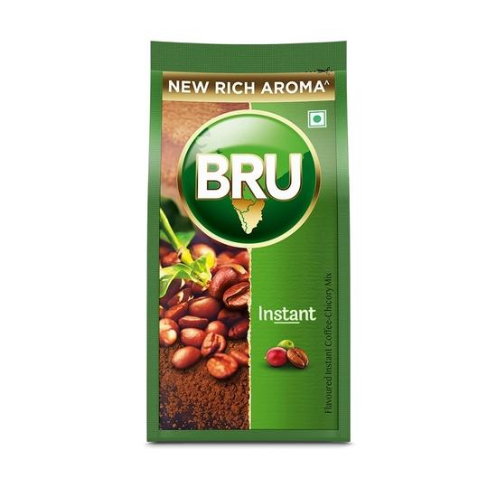 Bru Растворимый кофе - порошок, 200 г, пакет