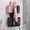 Non-slip Curling Iron Storage Holder Wall Mounted/Desktop Hair Dryer Stand  Bathroom