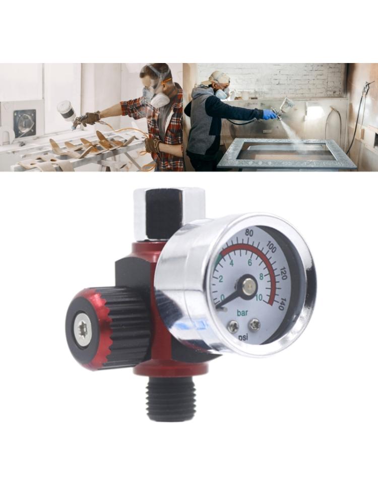 Spray Guns Air Regulator Gauge In-line Oil Water Trap Filter Separator 0-140psi Adjustment Pneumatic Tools For Airbrush