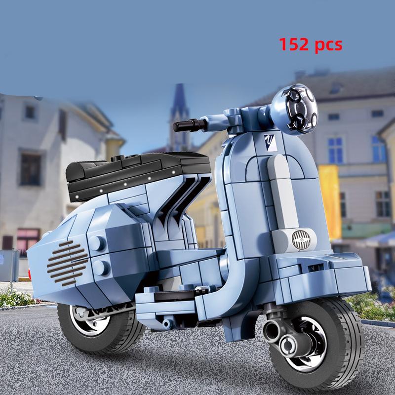 Pentru motocicletă tehnică Moto Vehicule de oraș Curse de mașini Campion de viteză Motocicletă Moc Model Blocuri de construcție Modele Cărămizi Jucării pentru copii