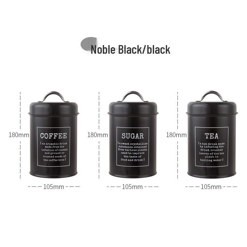 

European-Style Sealed Can for Milk Powder, Coffee, Tea, Candy, or Mask Powder with Sealing Ring – Ideal for Model Room Shooting.