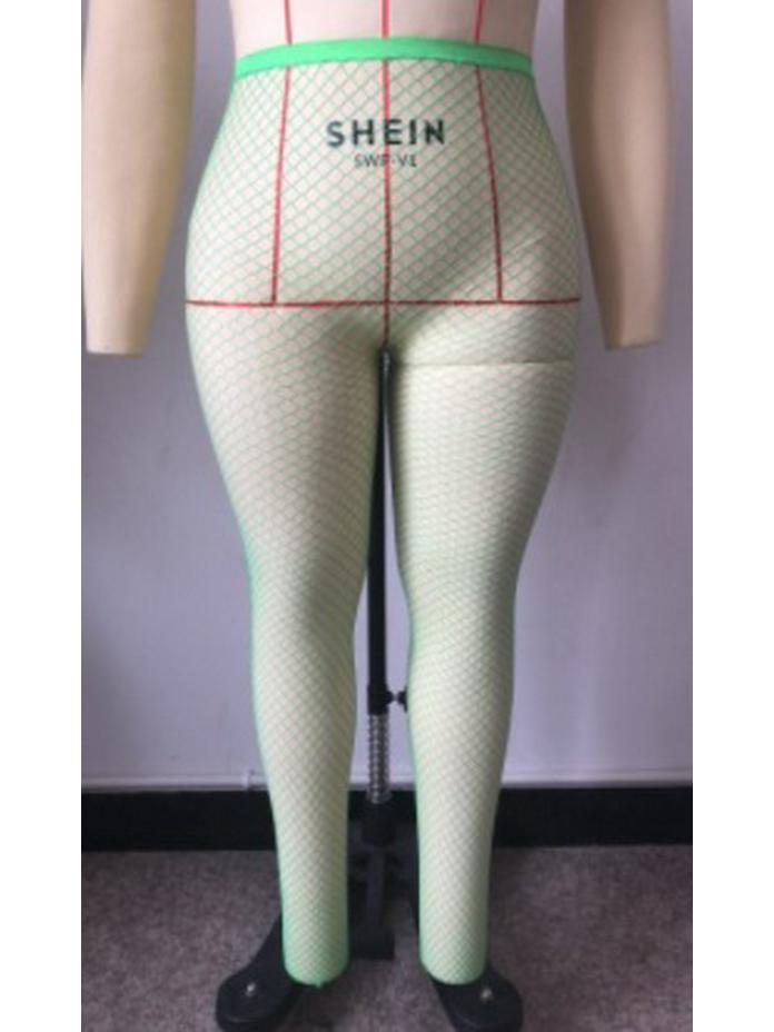 Plus Size Open Crotch Fishnet Stockings - Sexy Mesh Lingerie in Large, Medium, and Small Sizes