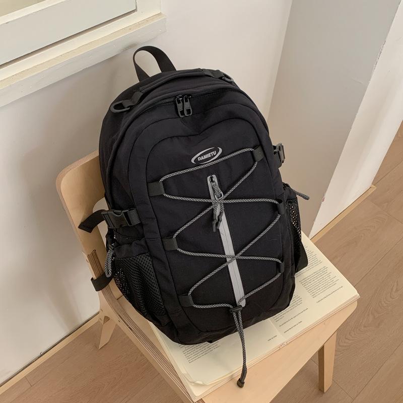 Schoolbag New Lightweight Men's Backpack Outdoor Hiking Mountaineering Bag Travel Cycling Backpack Commuter Large Capacity Backpack