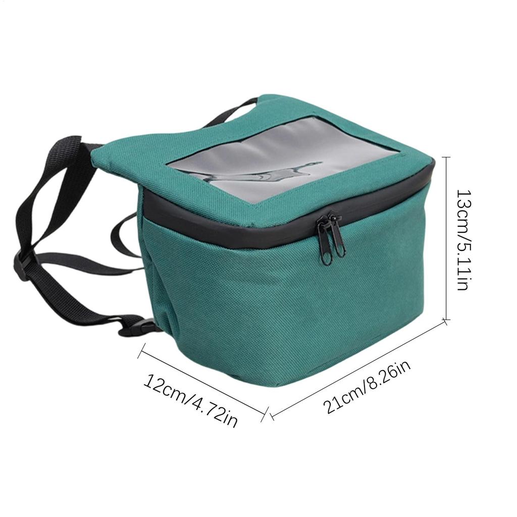 Motorcycle Tool Bag Waterproof Front Pouch Touchscreen Window Motorcycle Pouch For Motorbike Scooter Key Wallet Phone Commuting