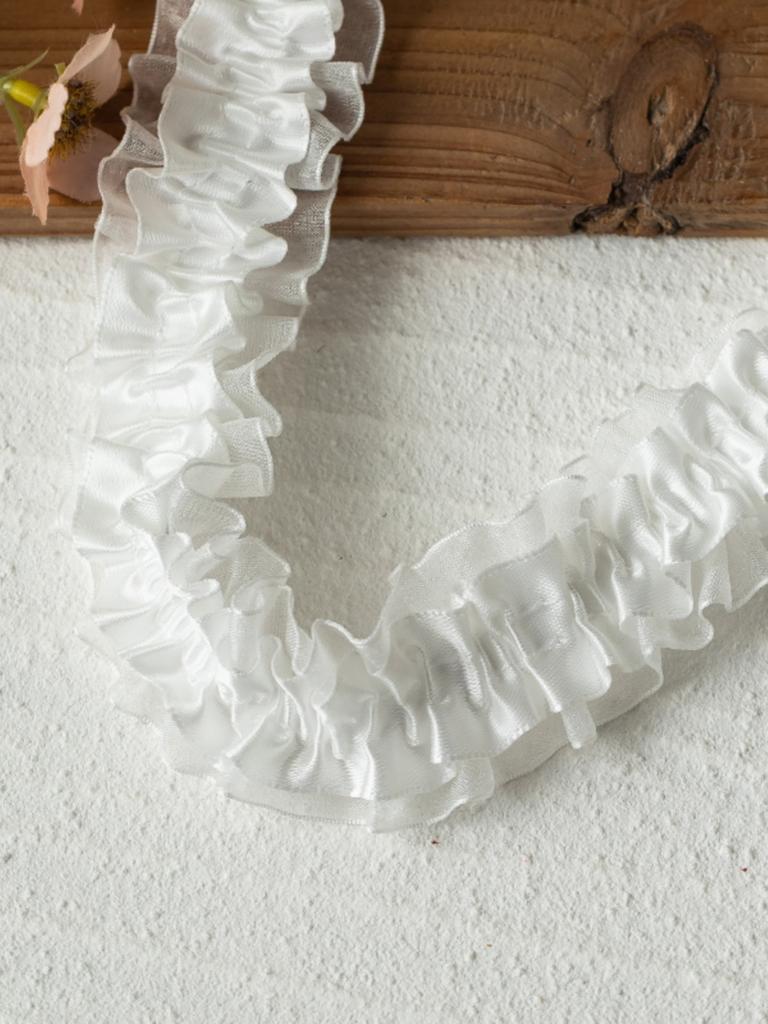 2 Meter Weiß Hochzeitskleider Spitze Für DIY Nähen Bänder Besatz Handarbeit Nähzubehör Bekleidung Dekor Handgefertigtes Material