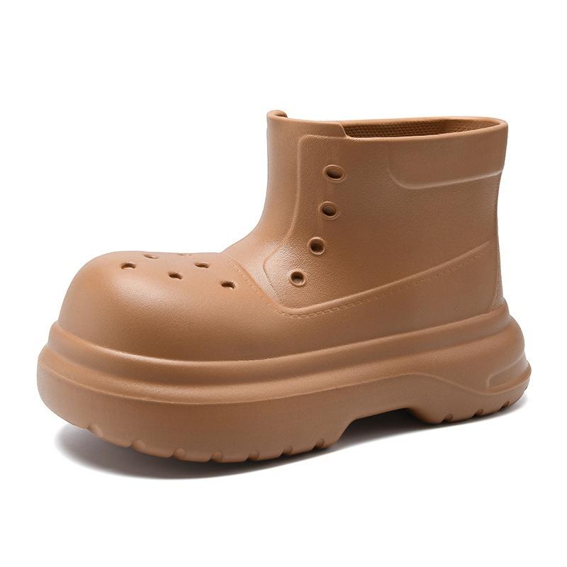 

Platform rain shoes women s new adult waterproof and non-slip short tube outer wear four seasons fashion rain boots water shoes 39-40