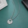 Dawapara Egyptian Mother Goddess Isis Amulet Pendants Hollow Vintage Talisman Necklace Stainless Steel Jewelry