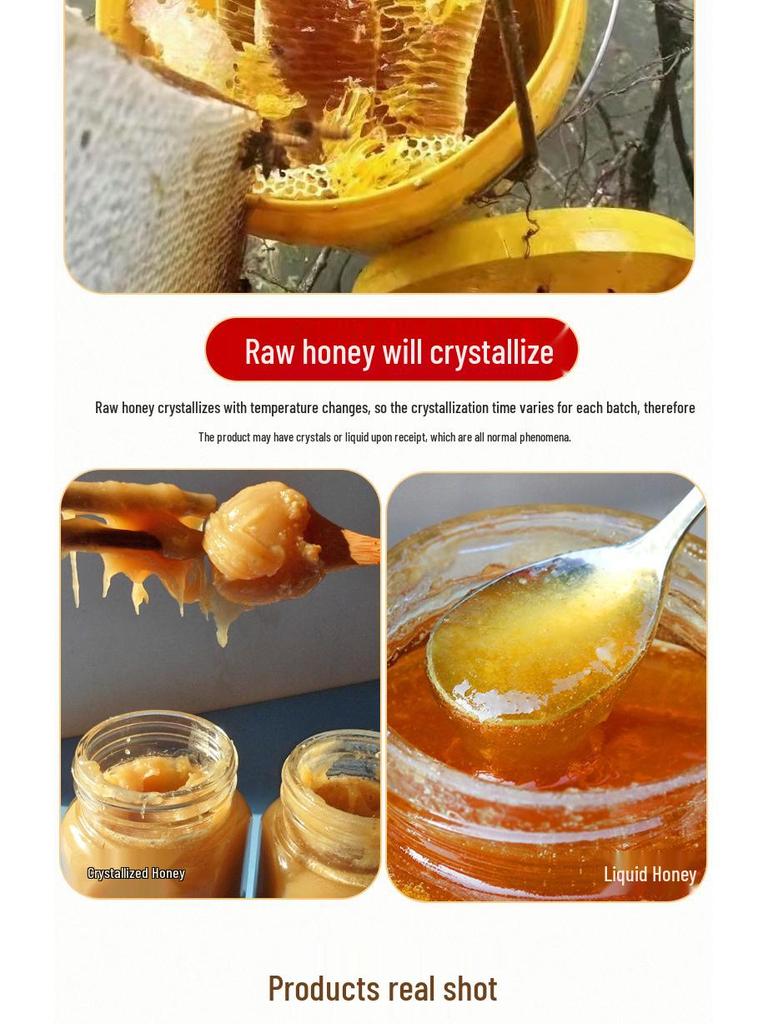 Yunnan Deep Mountain Wildflower Honey In Wooden Barrel