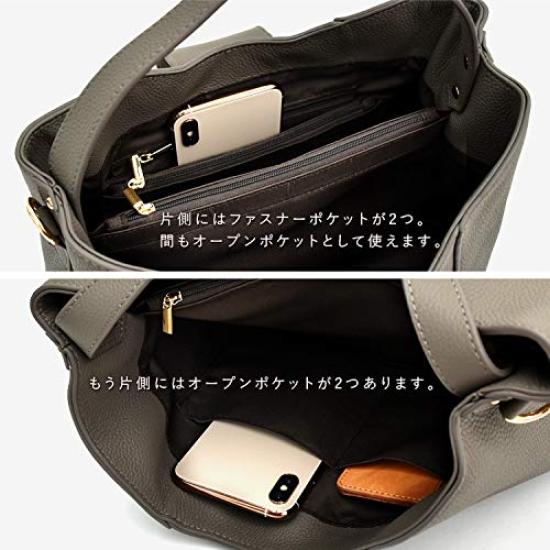 Vita Felice Genuine Leather One Handle Bag Leather Shrink Leather Leather Bag Shoulder Bag Adults 2 Rooms Genuine Cowhide Formal One Shoulder Wedding