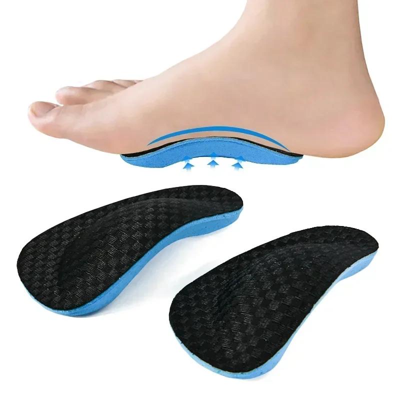 1Pair Eva Sports Palm Protector Insole For Men Women Flat Arch Support Half Cushion Inside Outside Splay Orthopedic Footbed