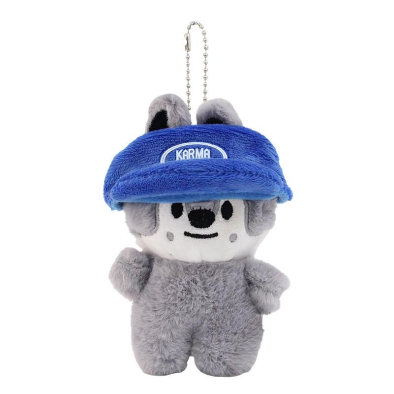 Wolf Bear Plush Rabbit Keyring With Hat Design For Kids And Gift Collectors