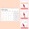 Jan. 2026 - Jun. 2027 Wall Calendar Thick Paper English Calendary New 2026 Calendar  Home
