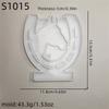 Gypsum Candlestick Silicone Mold Candle Base Mould Horse Head Candle Holder Mold Ornament Home Decoration Mould
