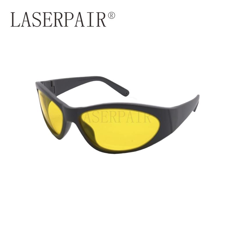 266nm 355nm 450nm OD6 Laser Goggles Eye Protection Blue Laser Safety Glasses for Laser Engraving (Yellow,safety glasses) жёлтый