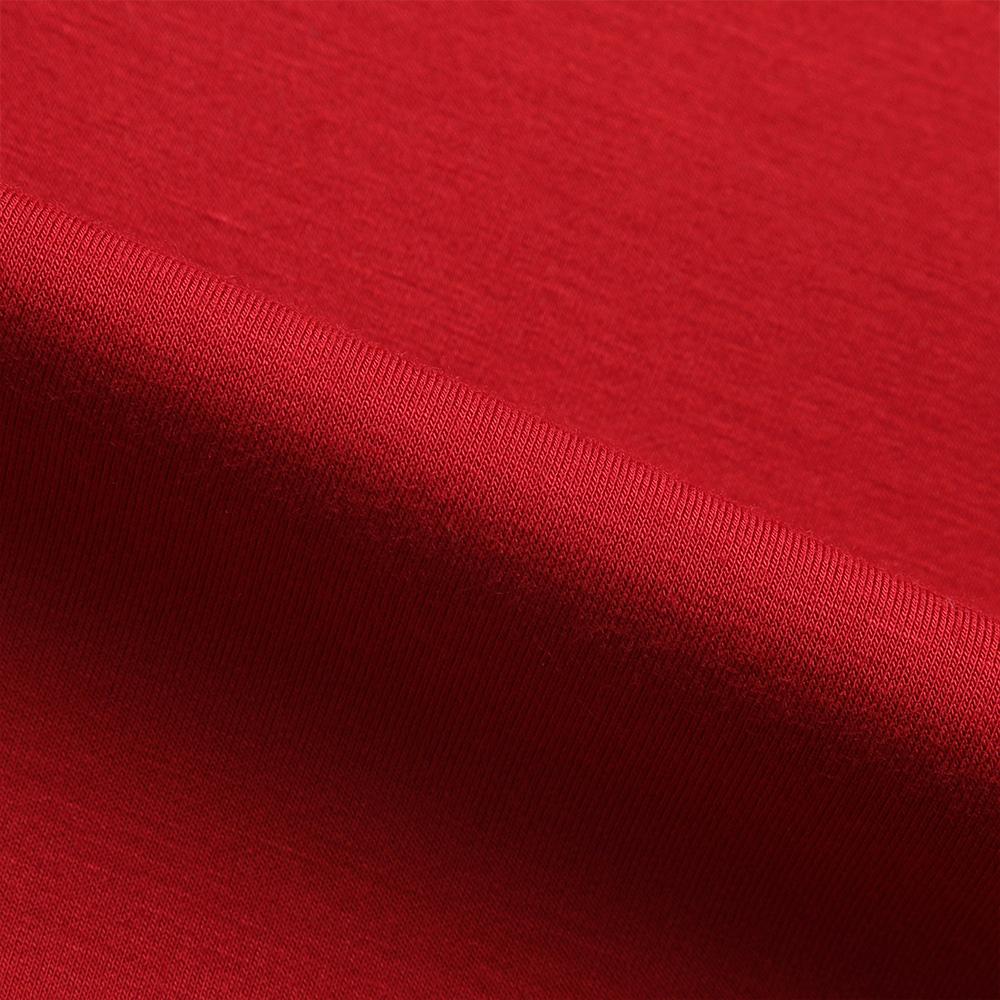 MALBON GOLF Soft Slim Round T-Shirt Red (Woman)